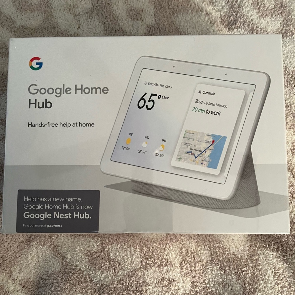 Google Nest Hub
New in sealed box